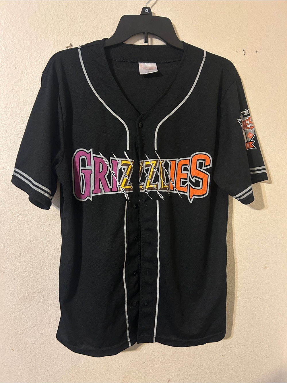 Black Fresno Grizzlies 20 Seasons Giveaway Jersey